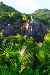 Granitics islands in Seychelles