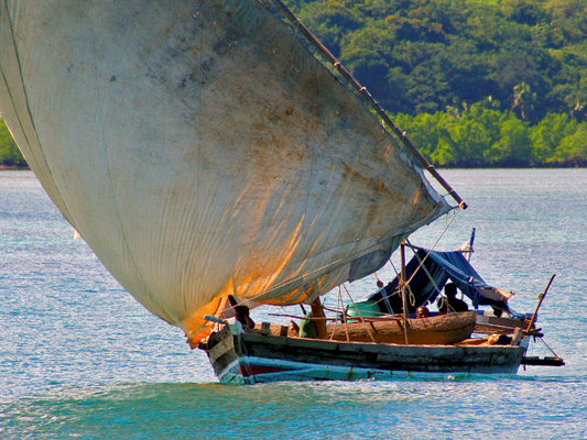 Madagascar, traditional boat